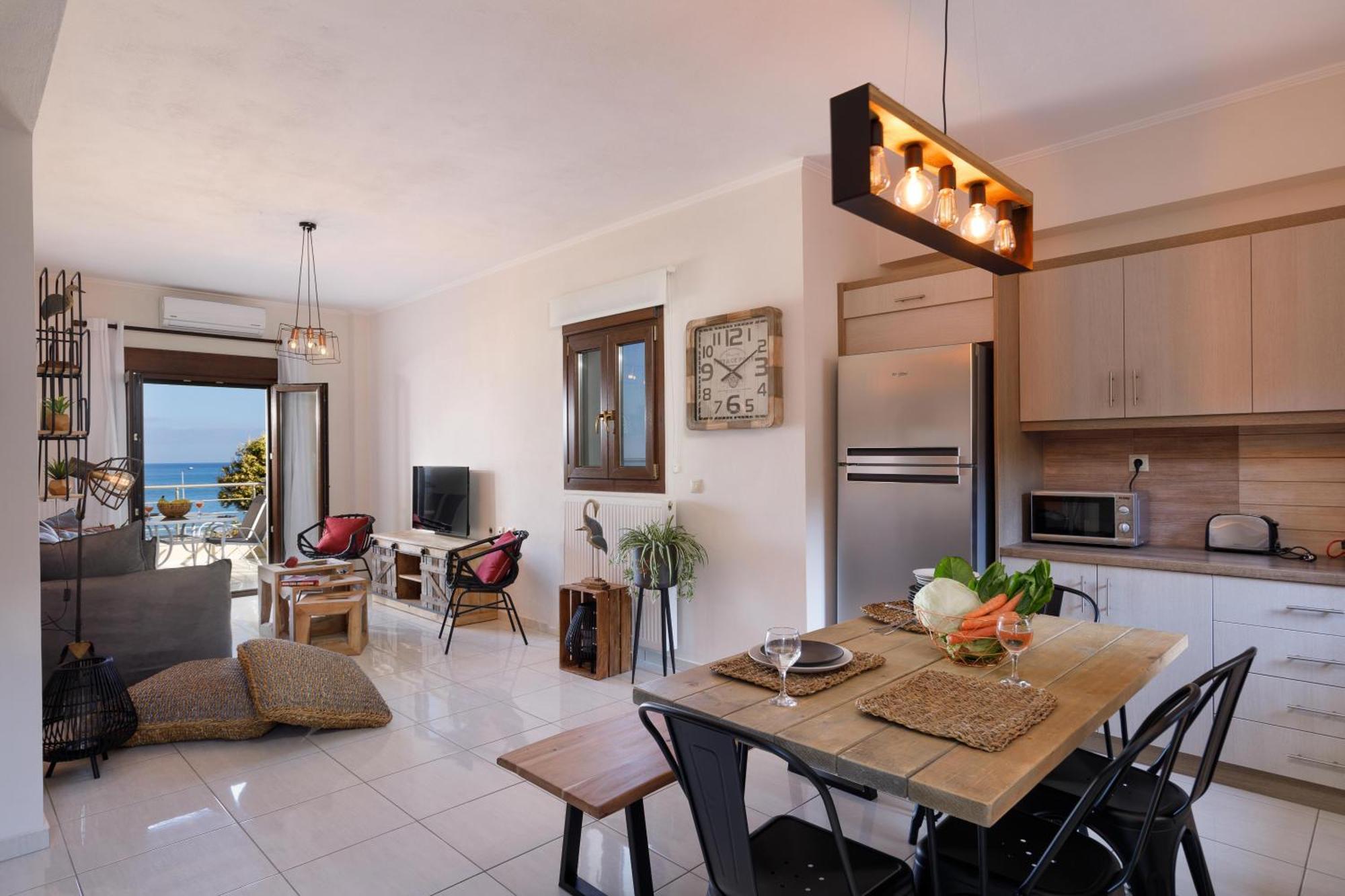Oak Wood - Sea View Exclusive Maisonette Сфакаки Экстерьер фото